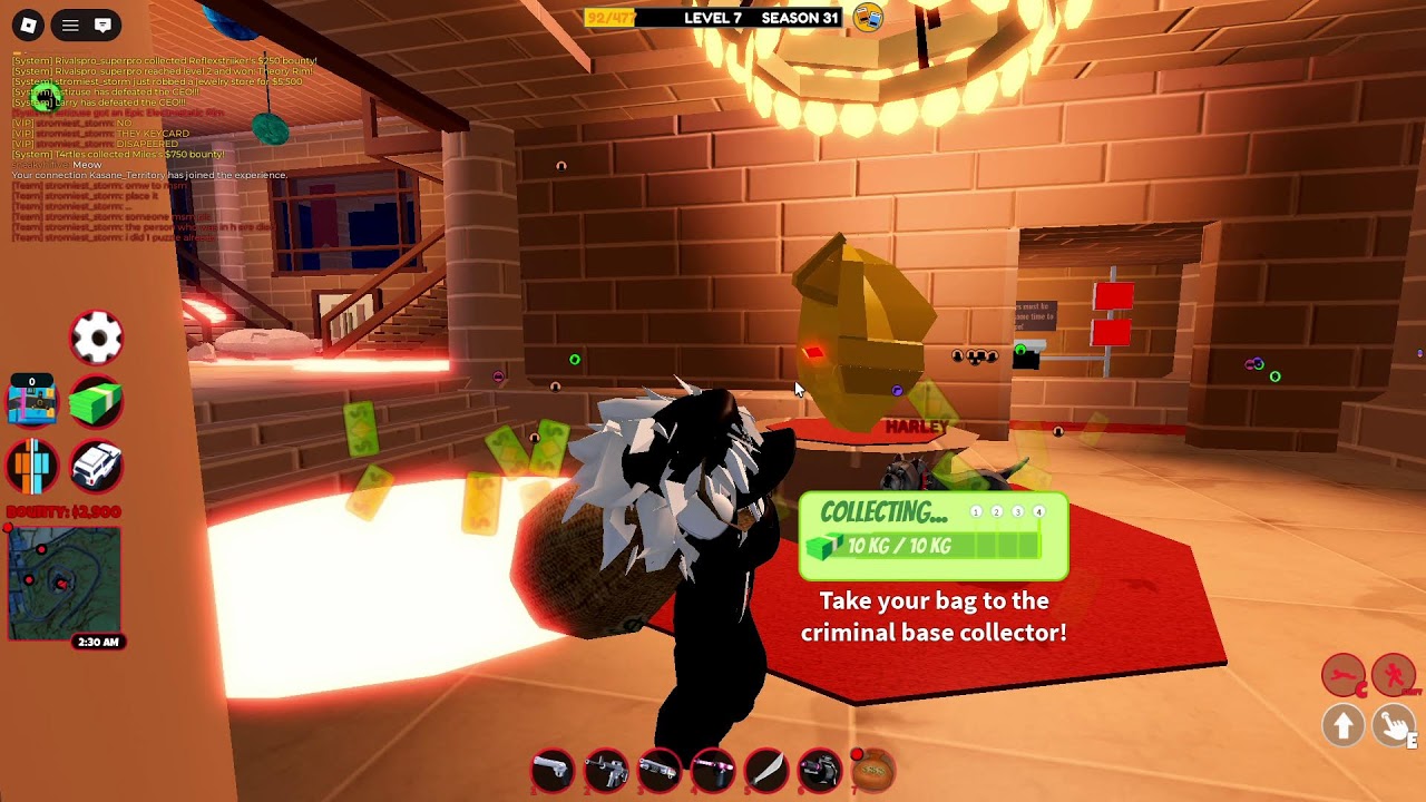 Playing Some Roblox