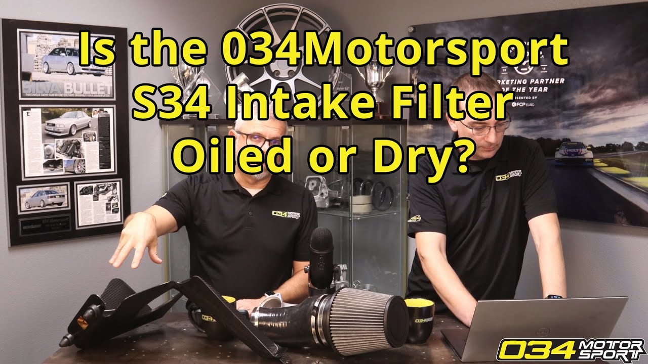 Is the S34 Carbon Intake Filter Oiled or Dry? | 034Motorsport FAQ