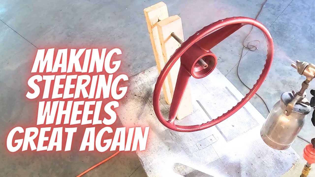 How To Refinish A Classic Car Steering Wheel