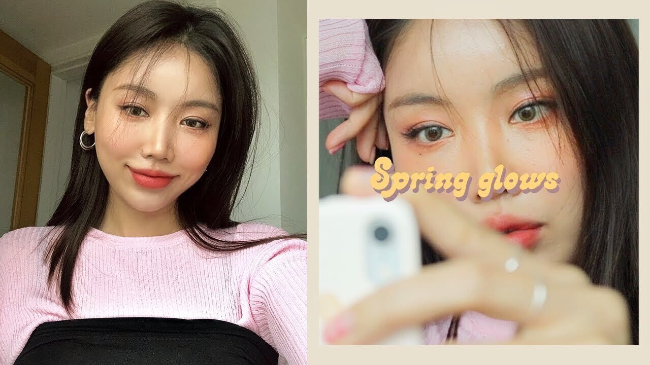 (Eng) Freshly Squeezed Coral🌸 갓 짜낸듯 촉촉 핑크코랄 메이크업 Spring GLOW UP (ft.MISSHA)