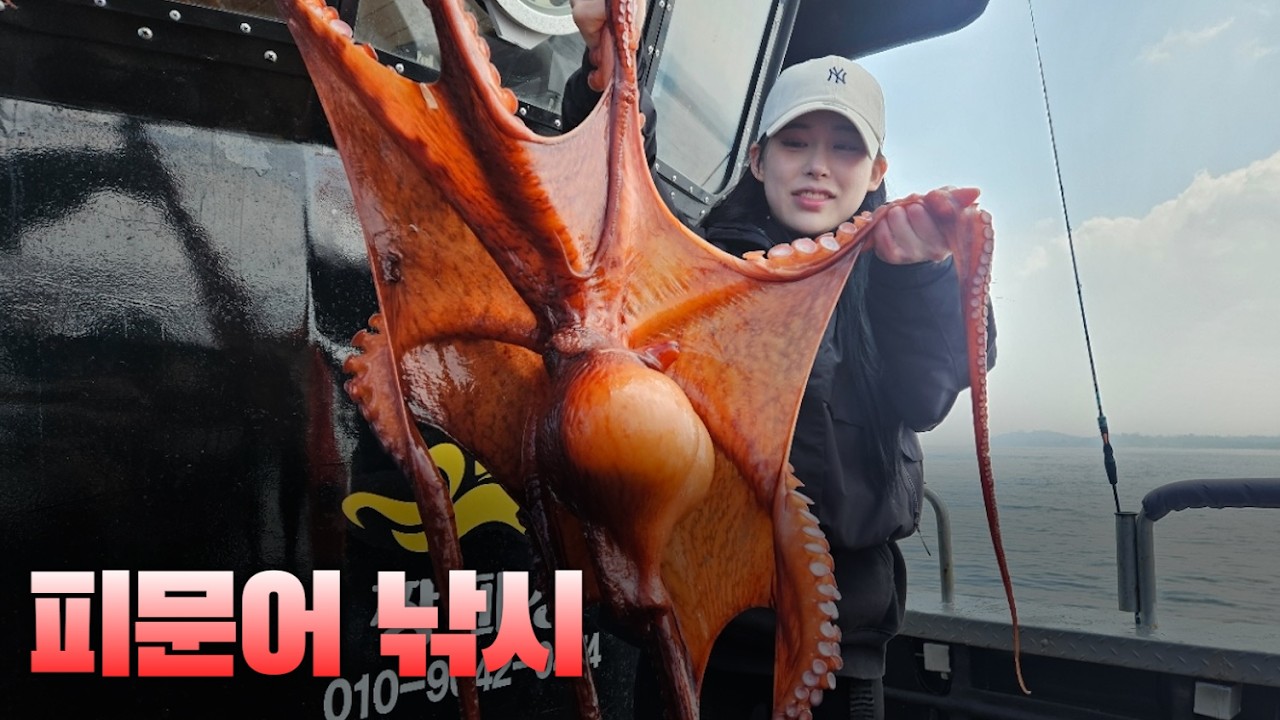 피문어 낚시 당장 달리세요! 금어기 풀렸을때가 기회입니다