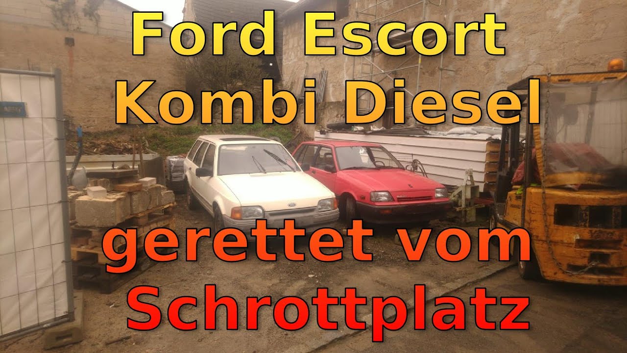 Ford Escort Diesel Kombi, Erster Startversuch nach Jahren. Wird er laufen?