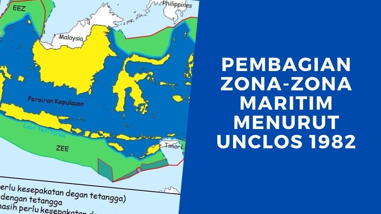 Pembagian Zona Zona Maritim menurut UNCLOS 1982