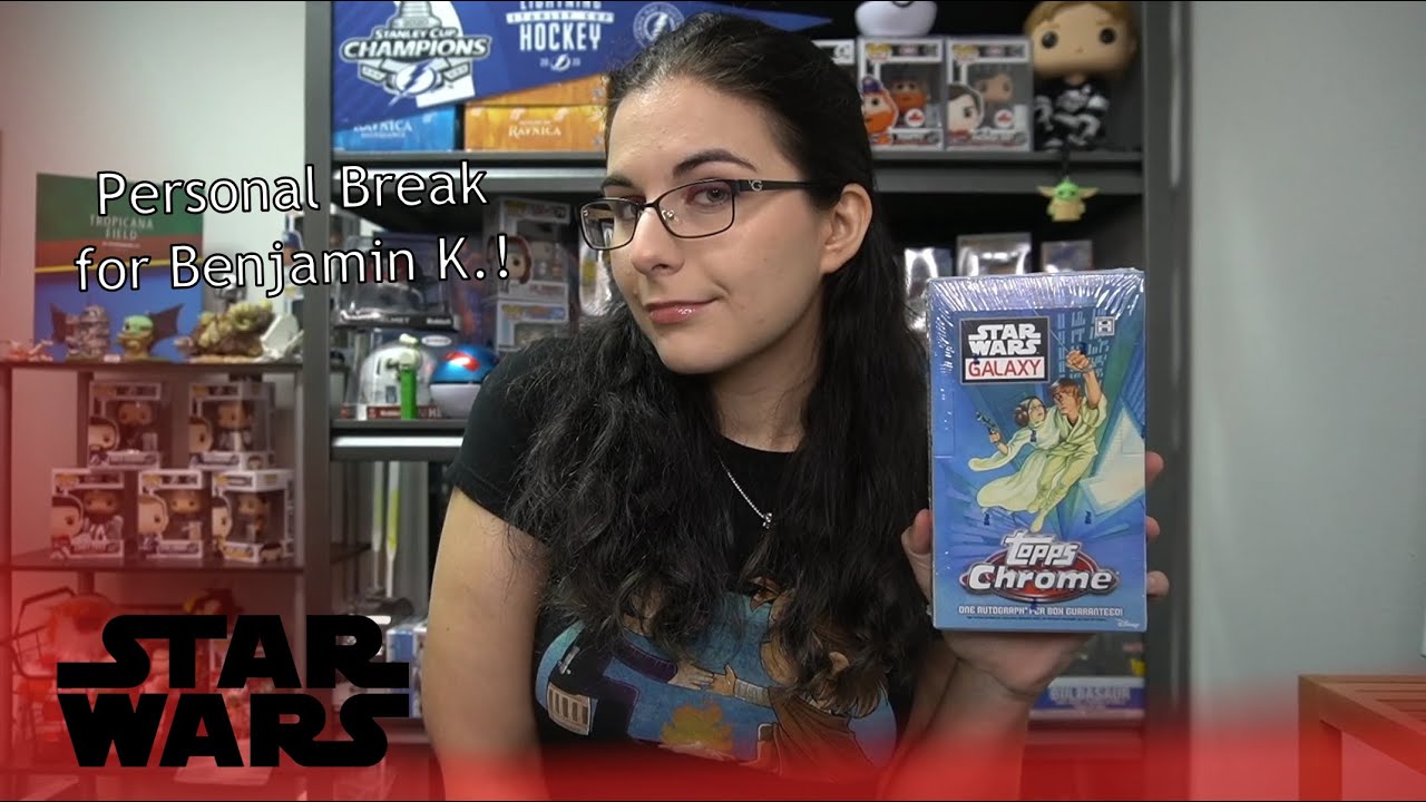 Beating the Average! | 2021 TOPPS STAR WARS CHROME GALAXY HOBBY BOX OPENING FOR BENJAMIN K.
