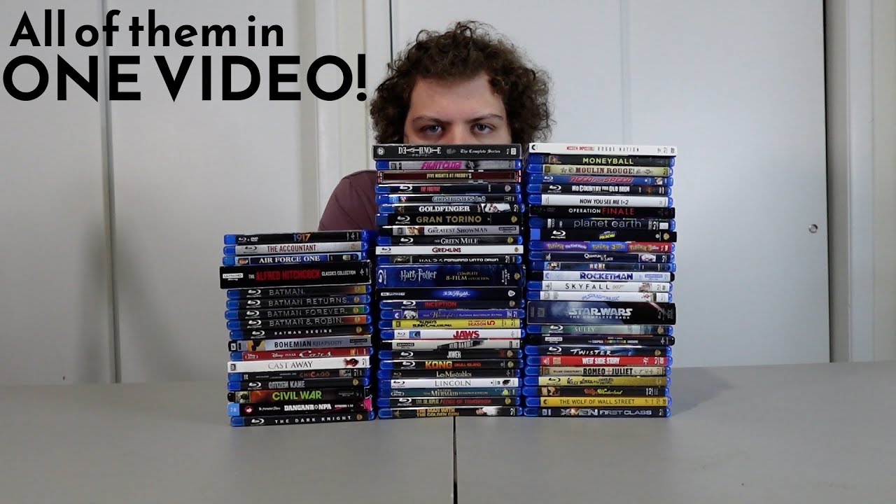 My Entire Blu Ray Collection in One Video | ASMR