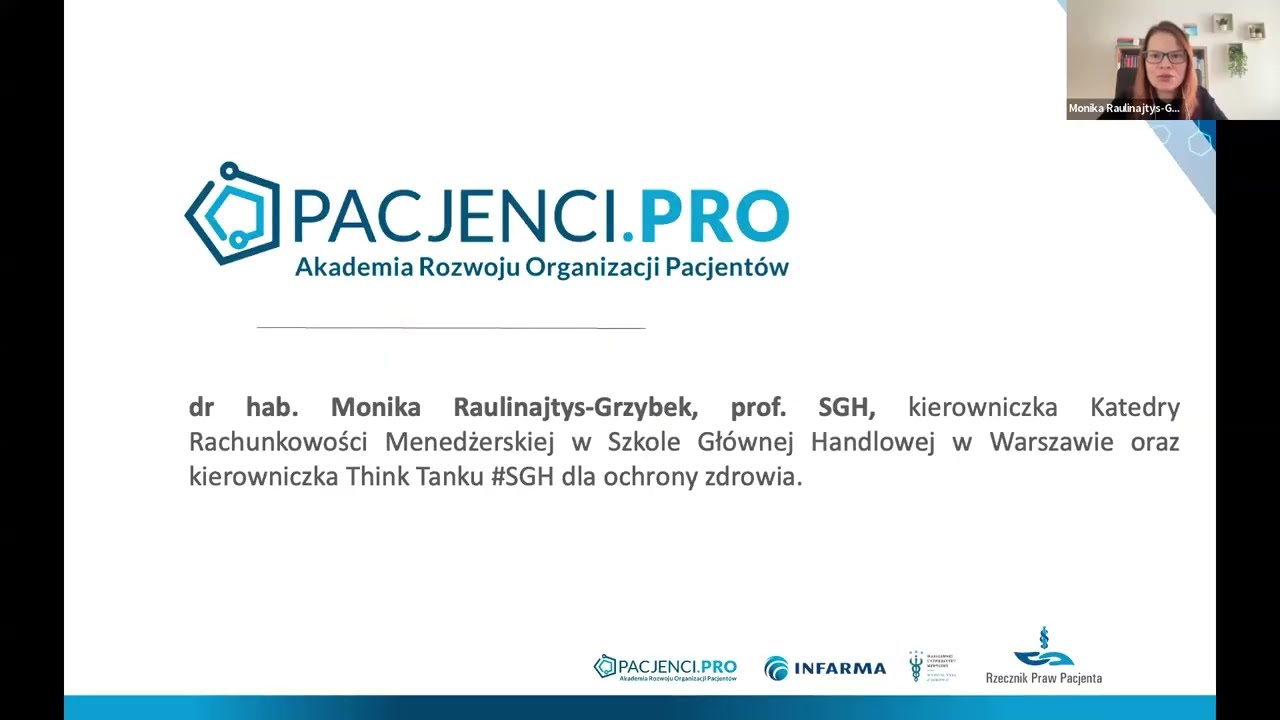 Webinar edukacyjny pt. &bdquo;Finansowanie ochrony zdrowia &ndash; źr&oacute;dła pieniędzy na zdrowie w Polsce&rdquo;