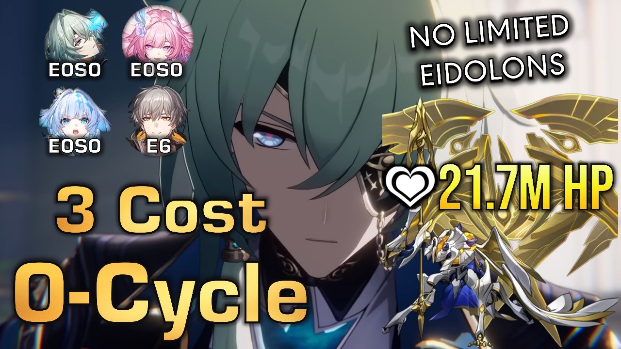 Too Easy For Him? E0S0 Anaxa 3 Cost 0-Cycle 22M HP Nikador, Only 32 Substats | MoC 4.1