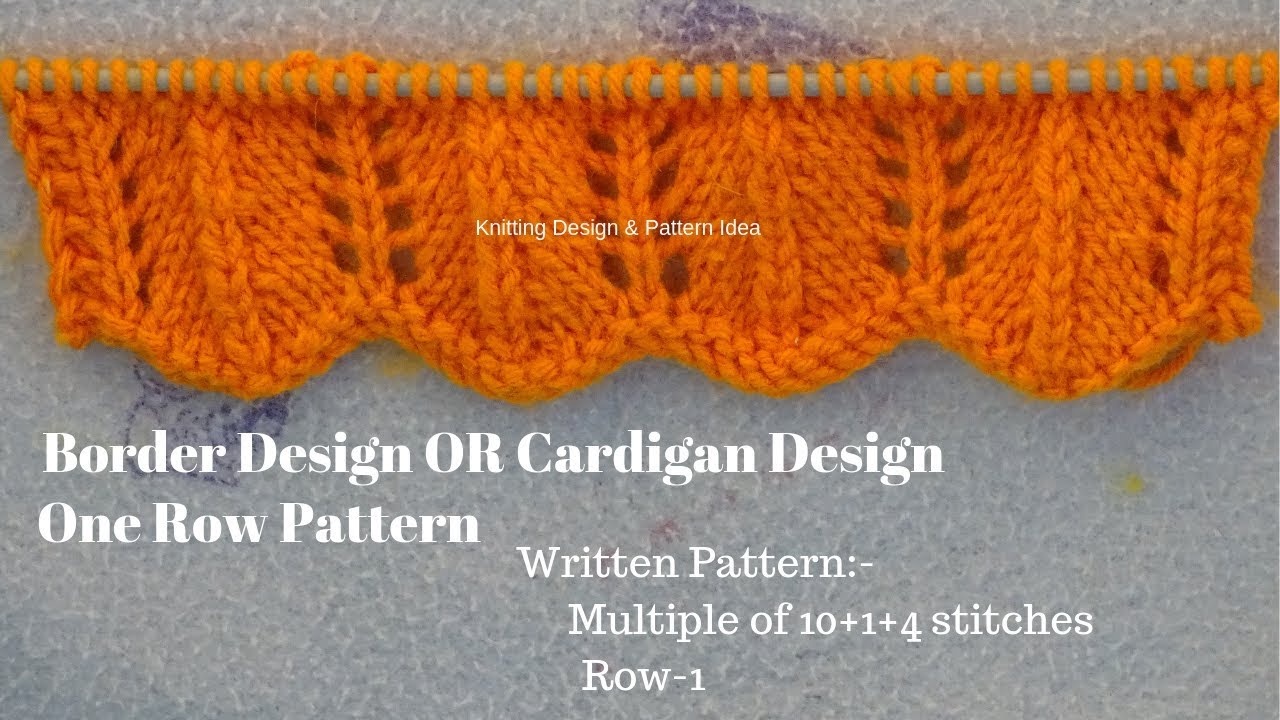 ladies sweater border design | sweater border design | Cardigan Border Design.