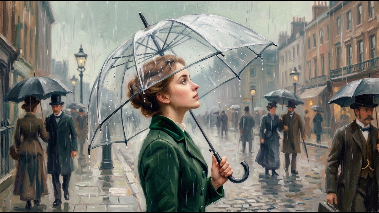 Victorian London at Night | Cobblestone Streets & Gas Lamps | 1870s Ambience