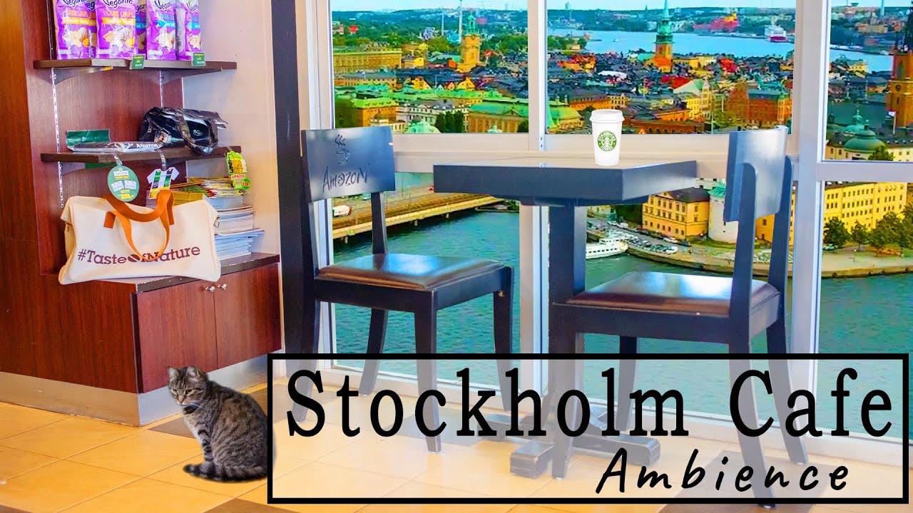 Stockholm Cafe Ambience & Swedish Coffee Shop - Coffee Shop Sound,Jazz Music,Cafe ASMR - Study,Work