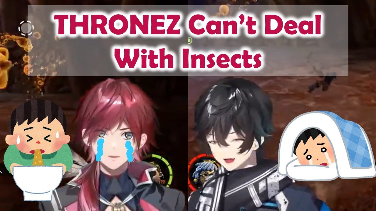 【ENG SUB】THRONEZ Can't Deal With Insects【Axia Krone アクシア・クローネ / Lauren Iroas ローレン・イロアス / NIJISANJI】