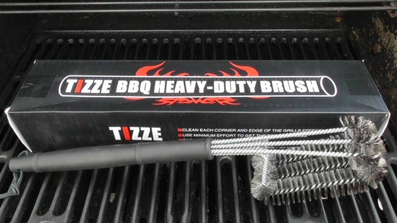 TIZZE 18-inch BBQ Grill Brush REVIEW the BEST BBQ Brush EVER