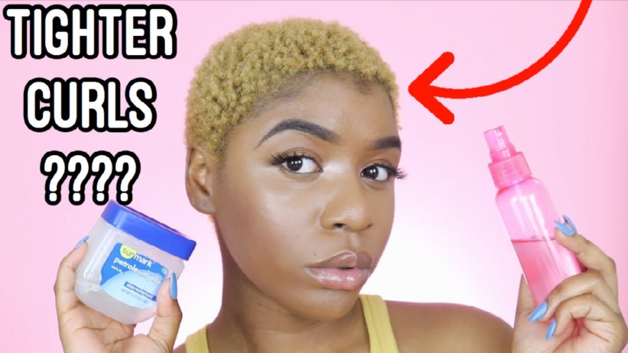 I TRIED USING VASELINE & WATER TO DEFINE MY SHORT NATURAL HAIR! (Does It Work?!?!)
