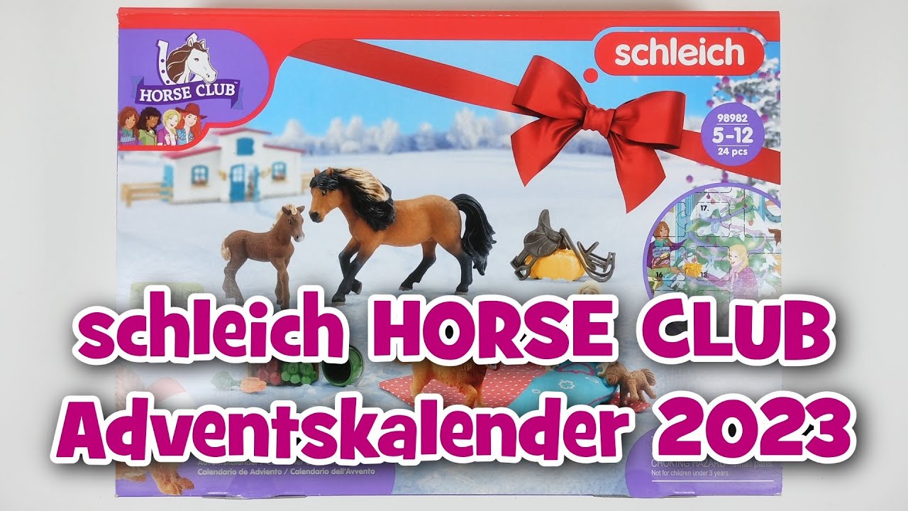 schleich HORSE CLUB Adventskalender 2023 (98982) | UNBOXING