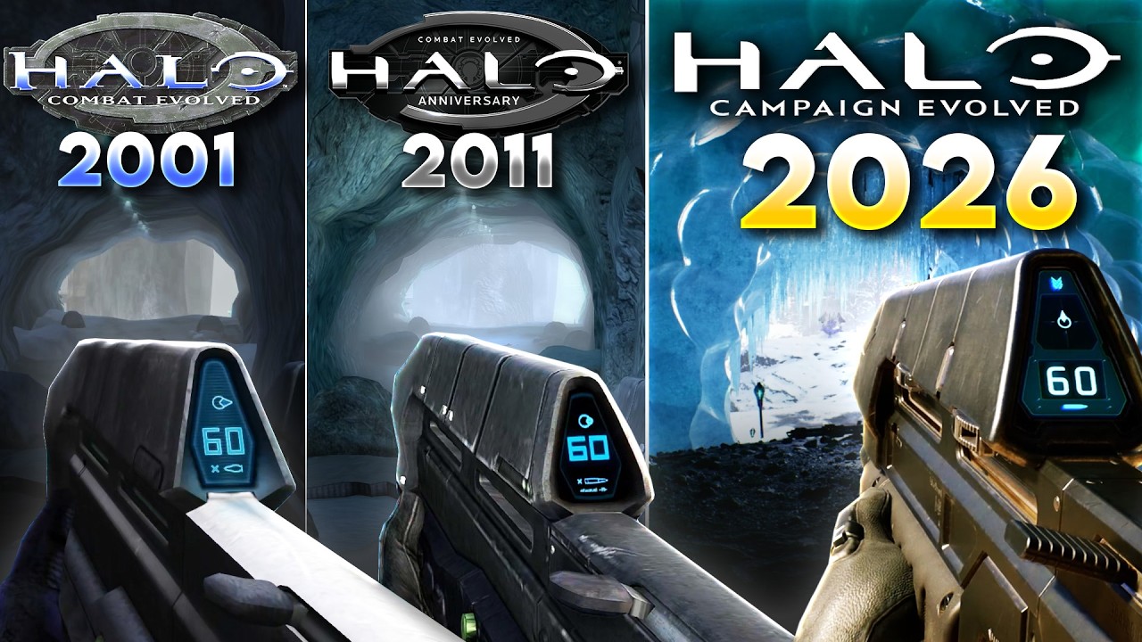 25 лет Halo &mdash; полное сравнение графики Halo