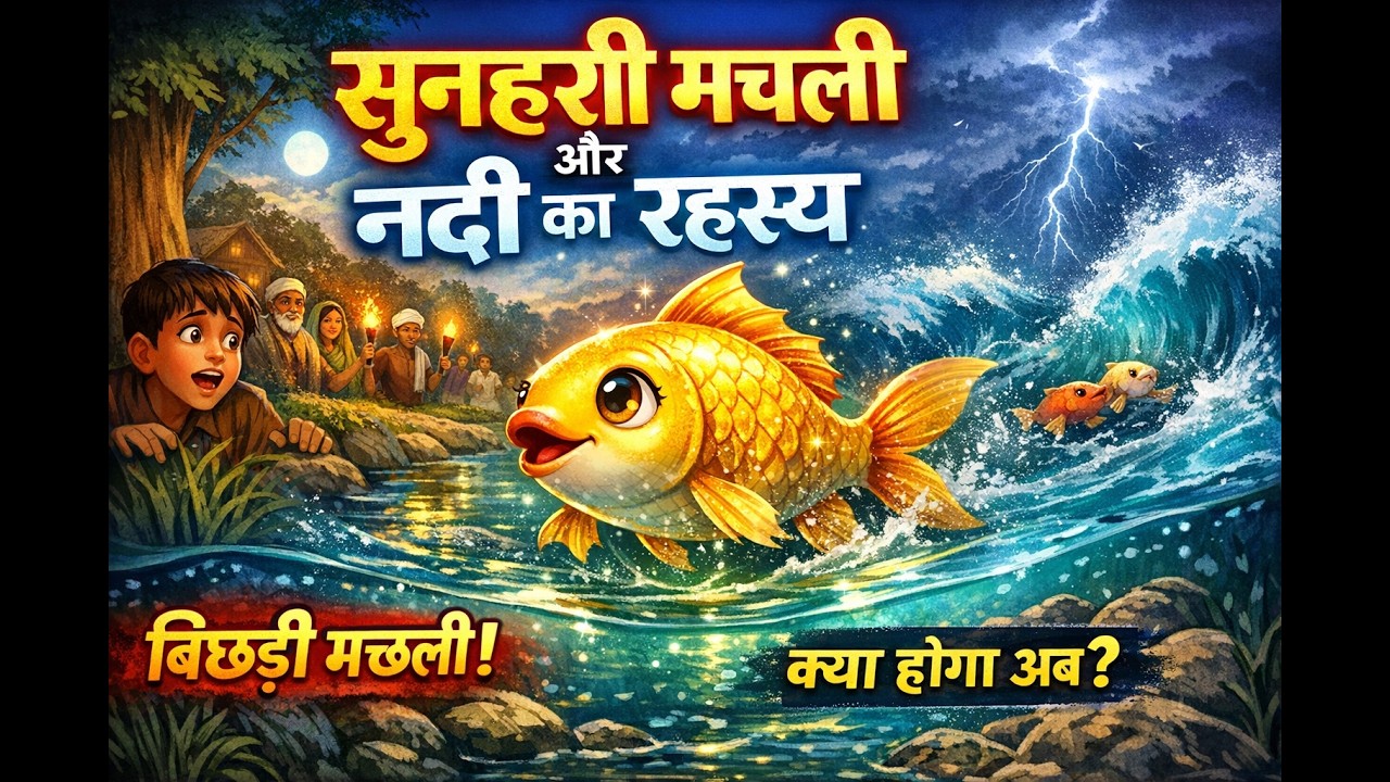 #hindistory सुनहरी मछली और नदी का अनोखा रहस्य