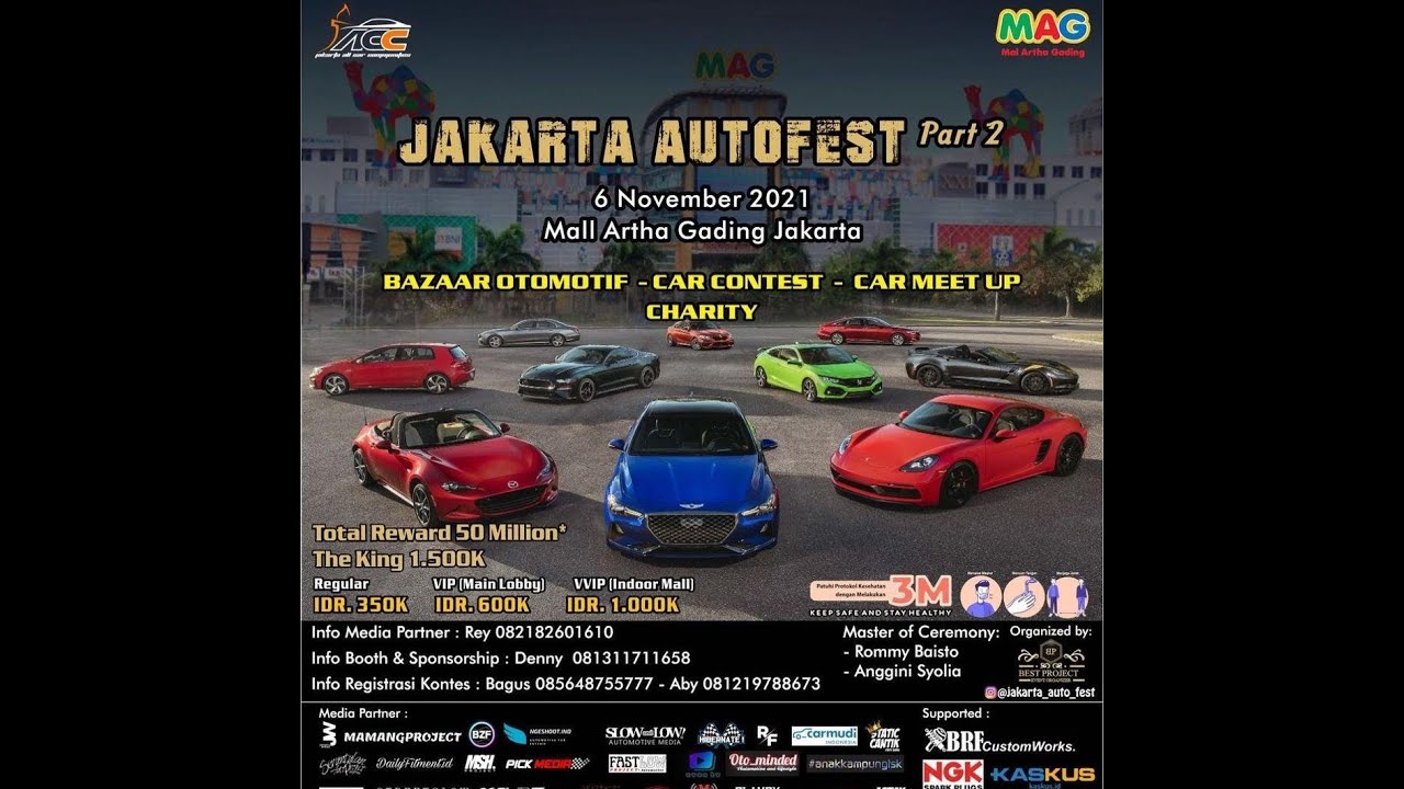 JAKARTA AUTOFEST 2 | MALL ARTA GADING | 6 NOVEMBER 2021