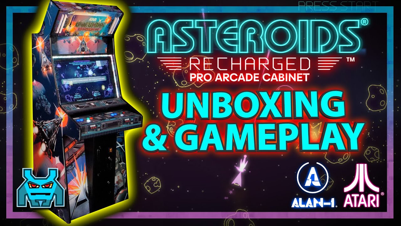 Распаковка Asteroids Recharged Pro Arcade 🚀 Невероятный геймплей, захваченный напрямую!