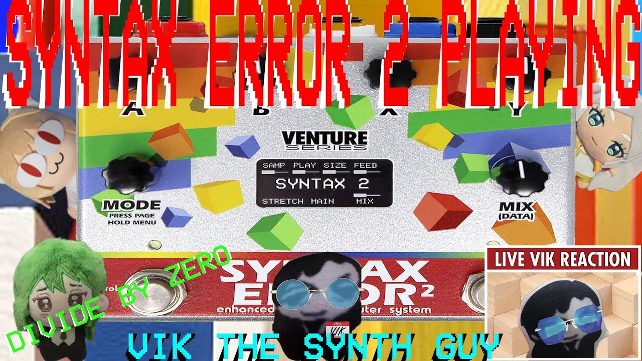 Not A Calculator But A Menu Heavy Pedal | Alexander Syntax Error 2 MultiFX Pedal Review on a Synth