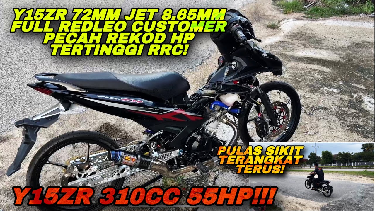 Y15 CUSTOMER PALING PADU! PECAH REKOD RRC NO 1! | Y15 FULL REDLEO ESR 72MM JET 8.65MM 56HP!