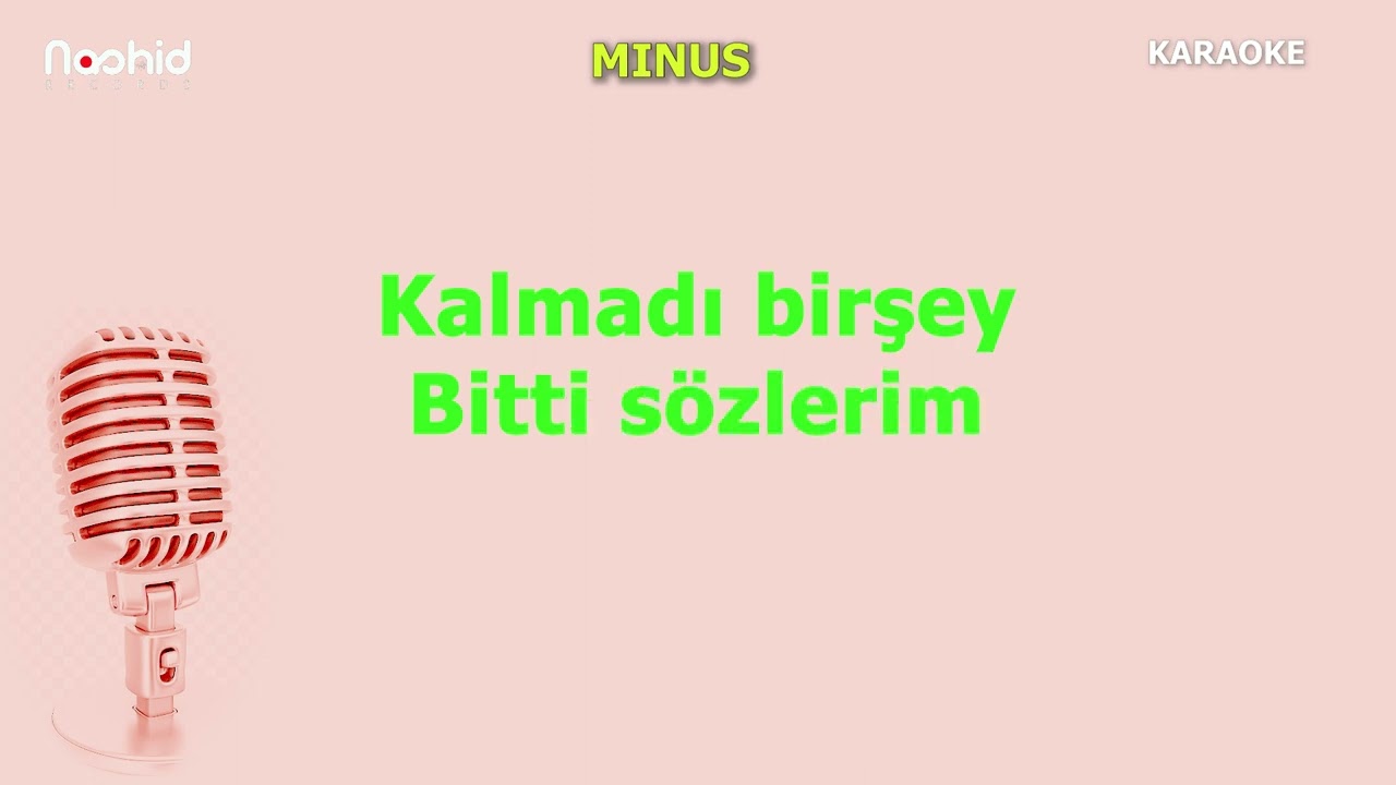 Bende Bilal gibi -   KARAOKE  minus ➖💛