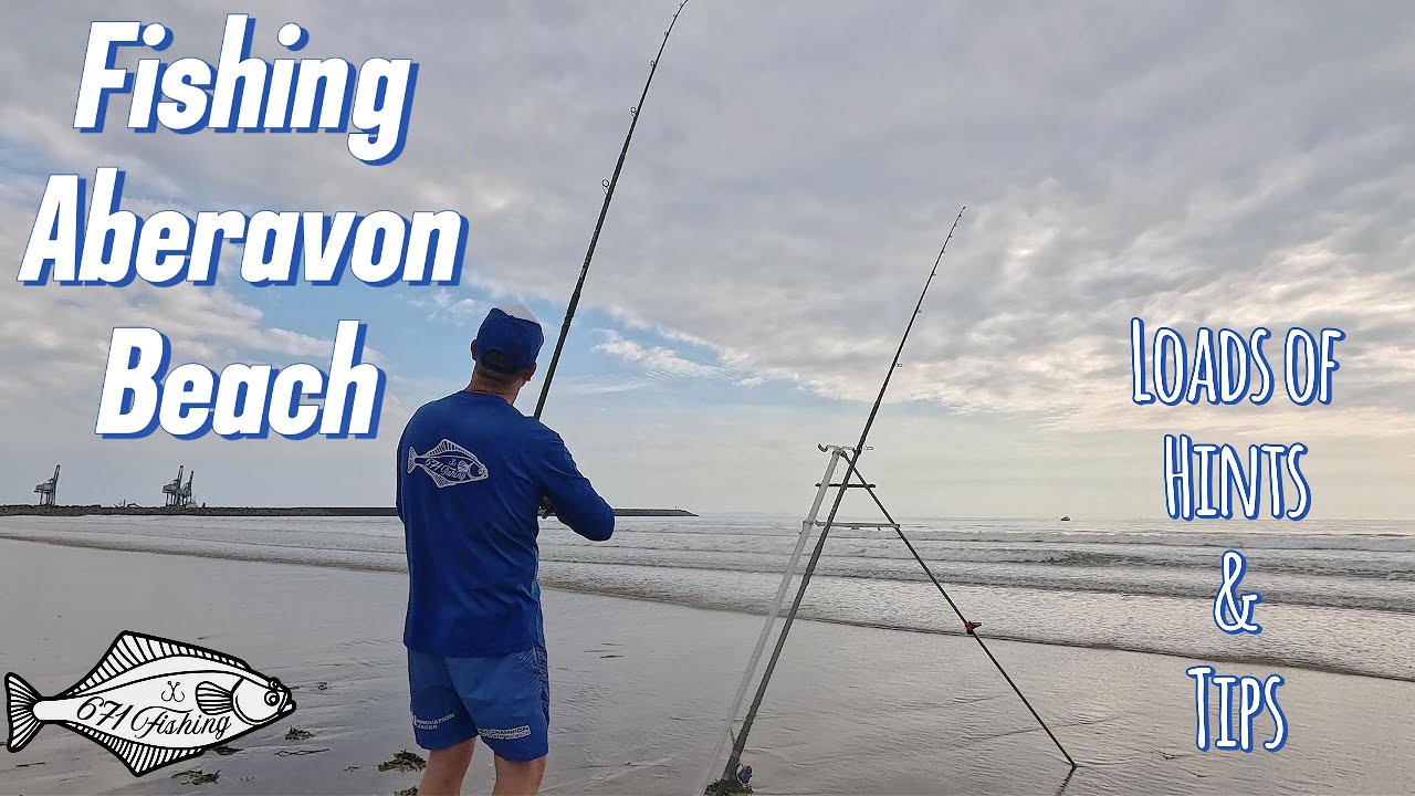 UK Sea fishing - Fishing Aberavon beach - South Wales