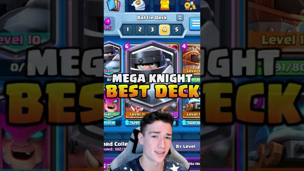 BEST DECK with Mega Knight in Clash Royale!