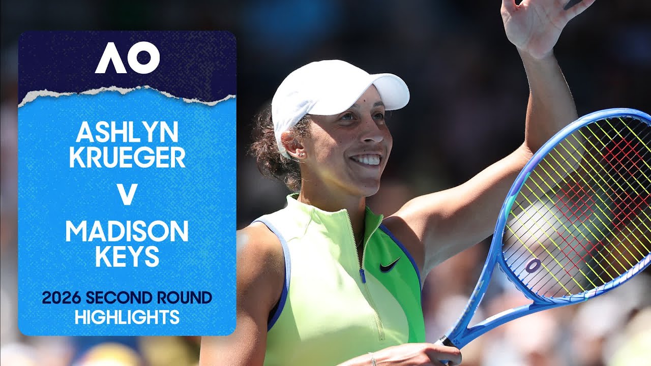 Ashlyn Krueger v Madison Keys Highlights | Australian Open 2026 Second Round