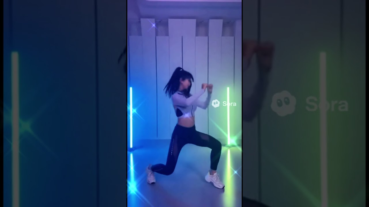 AI K-Pop Queen 👑 | Корейская виртуальная танцовщица зажигает сцену 💃 #sora #aigirl #aidance #kpop