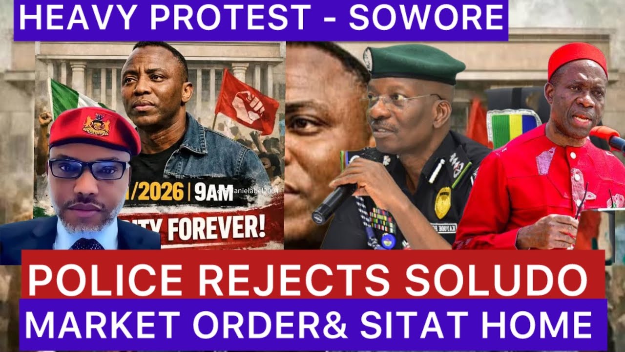 POLICE DISOBEY SOLUDO SIT AT HOME ORDER, BIAFRA  SURROUND SOLUDO COMPOUND SOLUDO CRYOUT