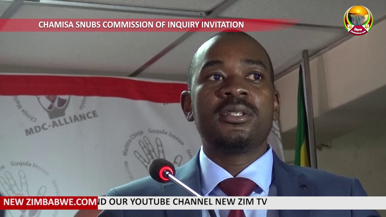 Chamisa snubs commission of inquiry invitation