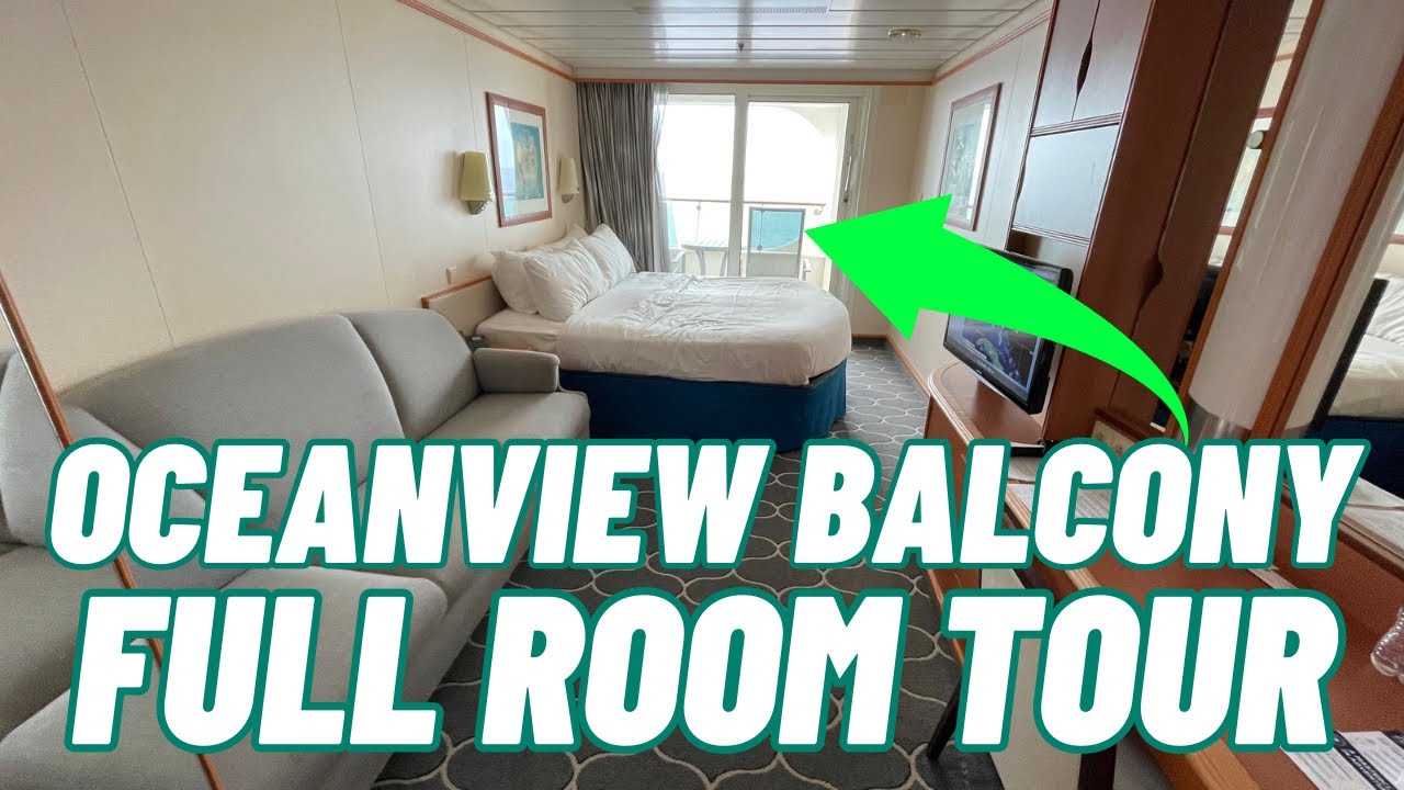 Oceanview Balcony Room Tour | Adventure of the Seas | Royal Caribbean