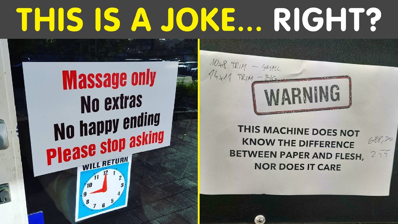 Office Signs That Made Work Hilariously Worse 😂 (Fails You Won’t Believe!)
