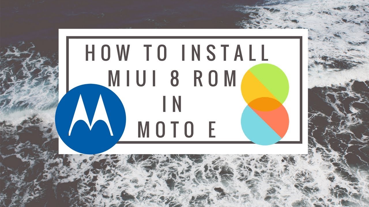 How to install MIUI 8 Rom in moto e ( condor ) || Custom World || Vinay
