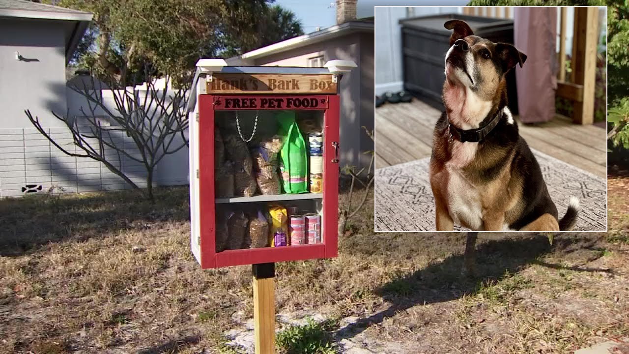 Roadside pet food pantry in St. Petersburg honors beloved dog