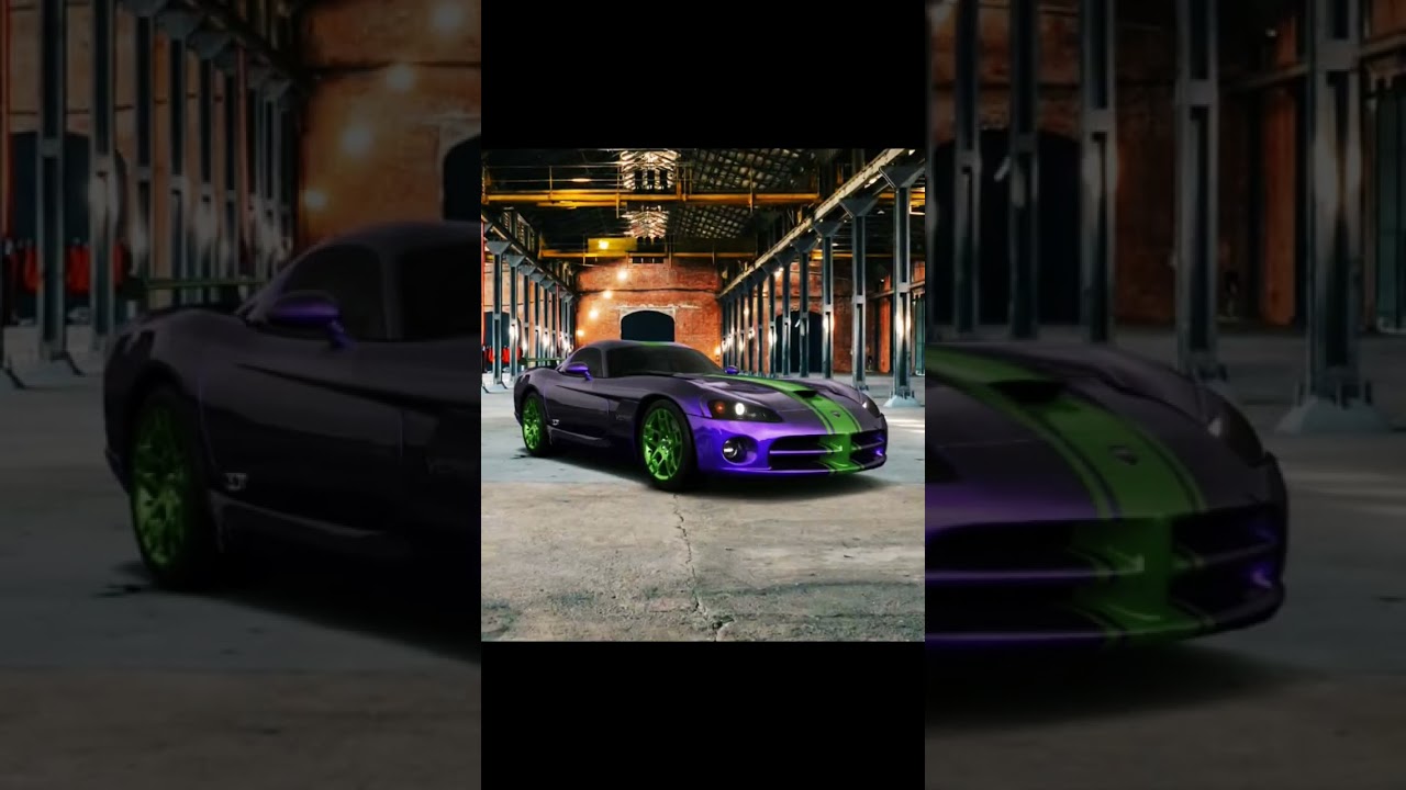 Dodge viper 3d tunned car edit
