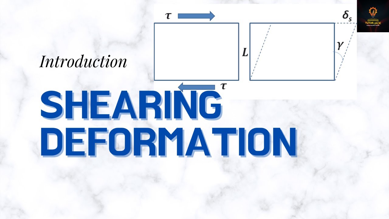 Shearing Deformation: Introduction | Mechanics of Deformable Bodies Lesson 10
