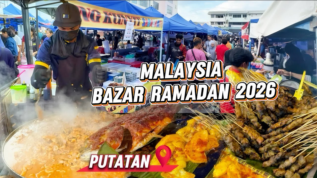 Bazar Ramadan Kota Kinabalu 2026 | Bazaar Ramadhan | Berburu TAKJIL Street Food 🇲🇾 Putatan, Sabah