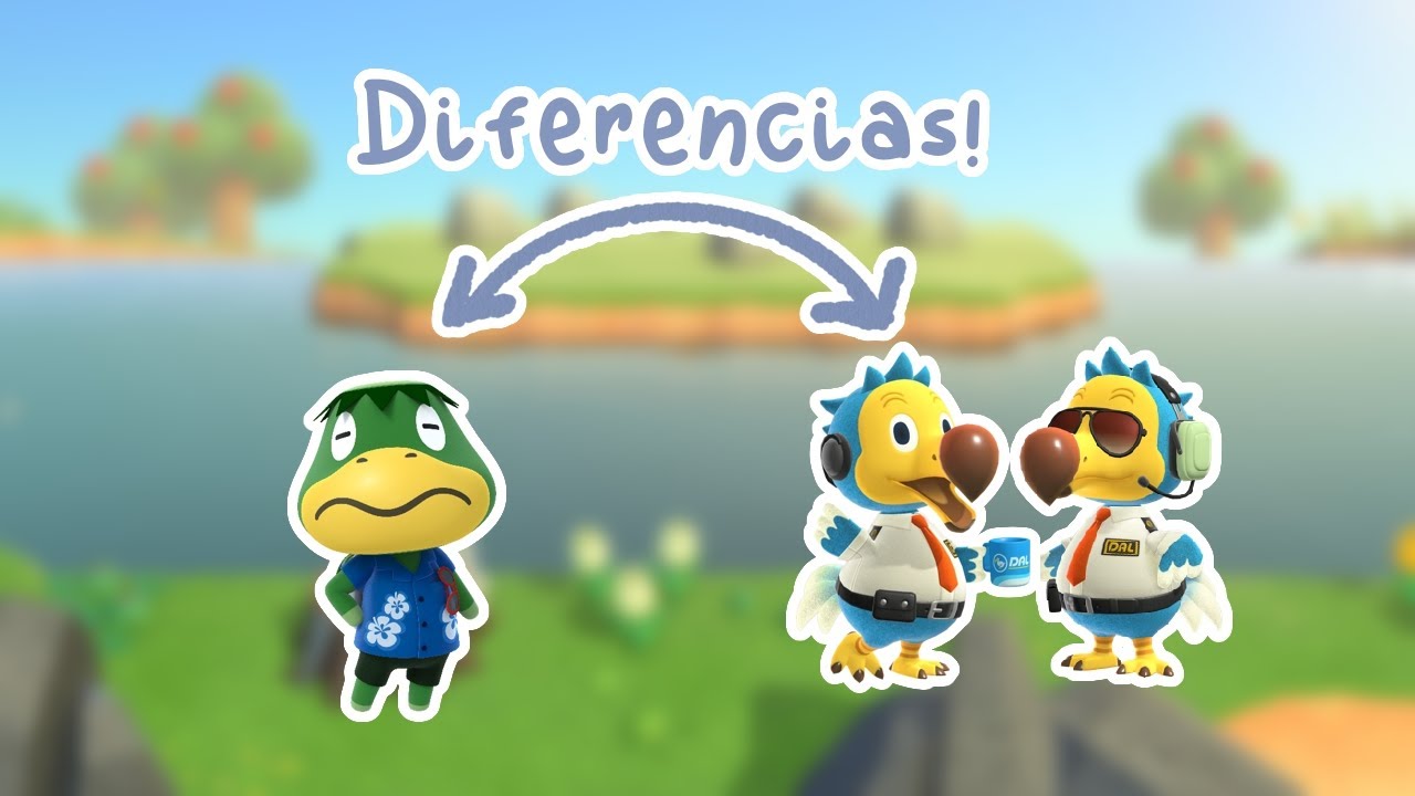 La diferencia entre las islas del Aerodrómo y las islas de Cápitan en Animal Crossing New Horizons