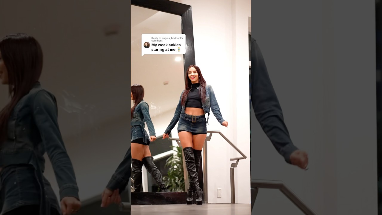 Getting Sturdy in High Heel Boots 🤪👠 - Liz Sanchez