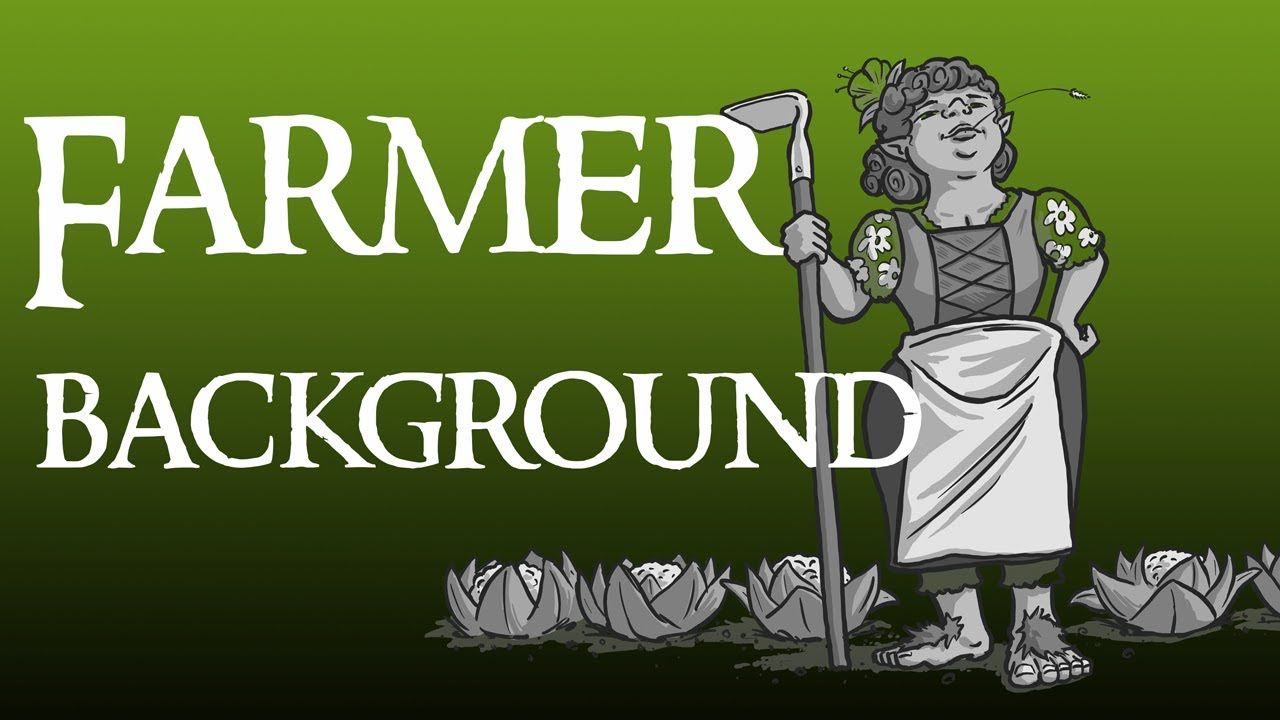 Farmer character background for D&D 5e