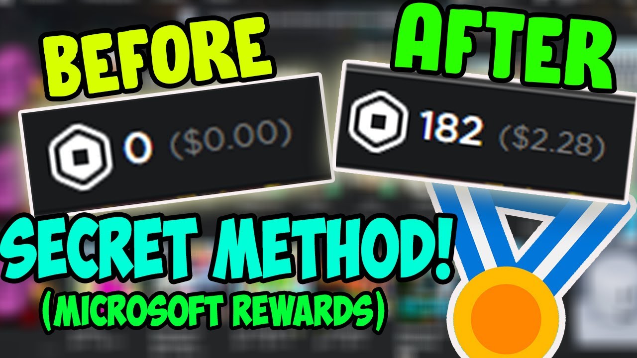 How To Get 100 FREE ROBUX In 60 Minutes! (Microsoft Rewards)