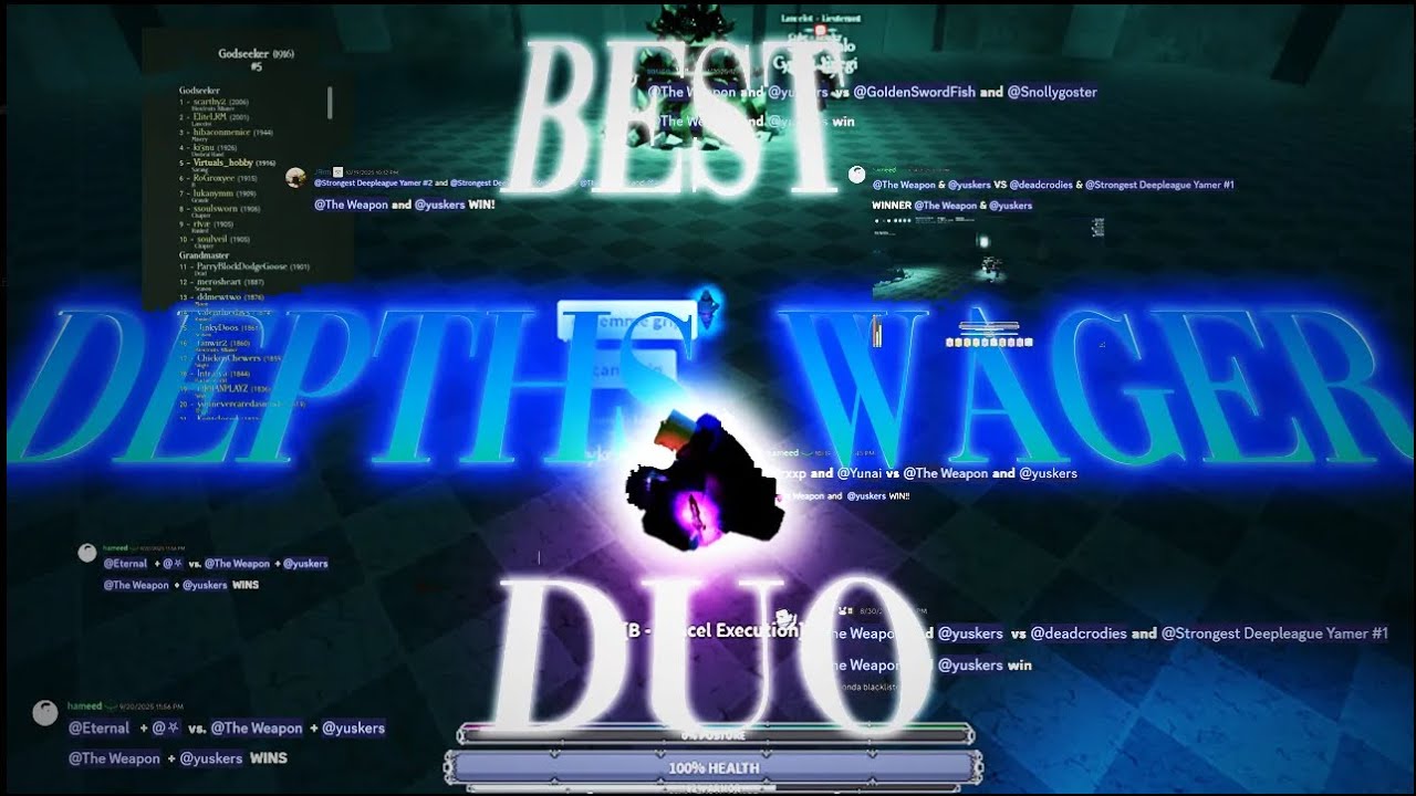 The #1 Godseeker duo depths wagers... | Deepwoken