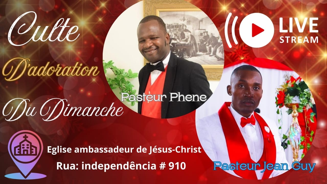 Culte d'adoration et de Louange Dimanche 15-02-2026