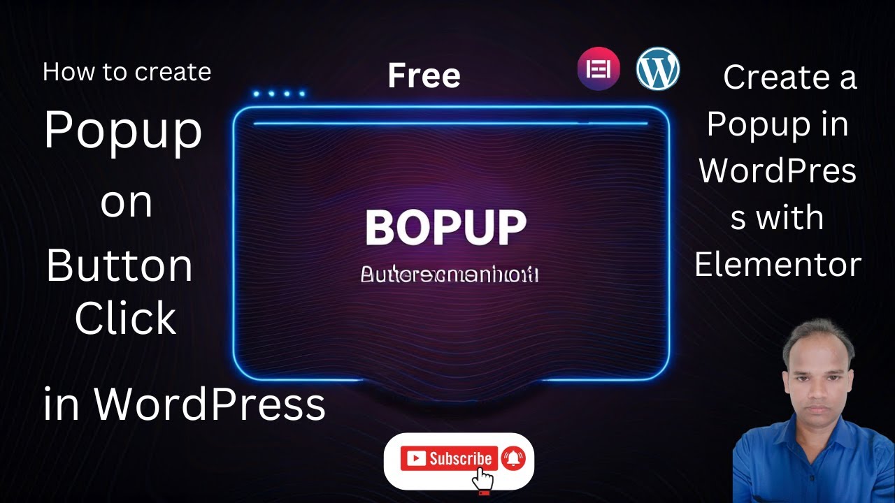 Popup on Button Click in WordPress  Create a Popup in WordPress with Elementor