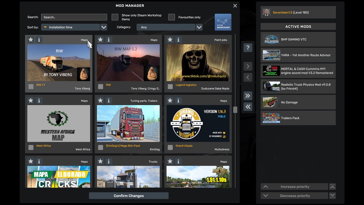 How to install steam & BHP convoy mods