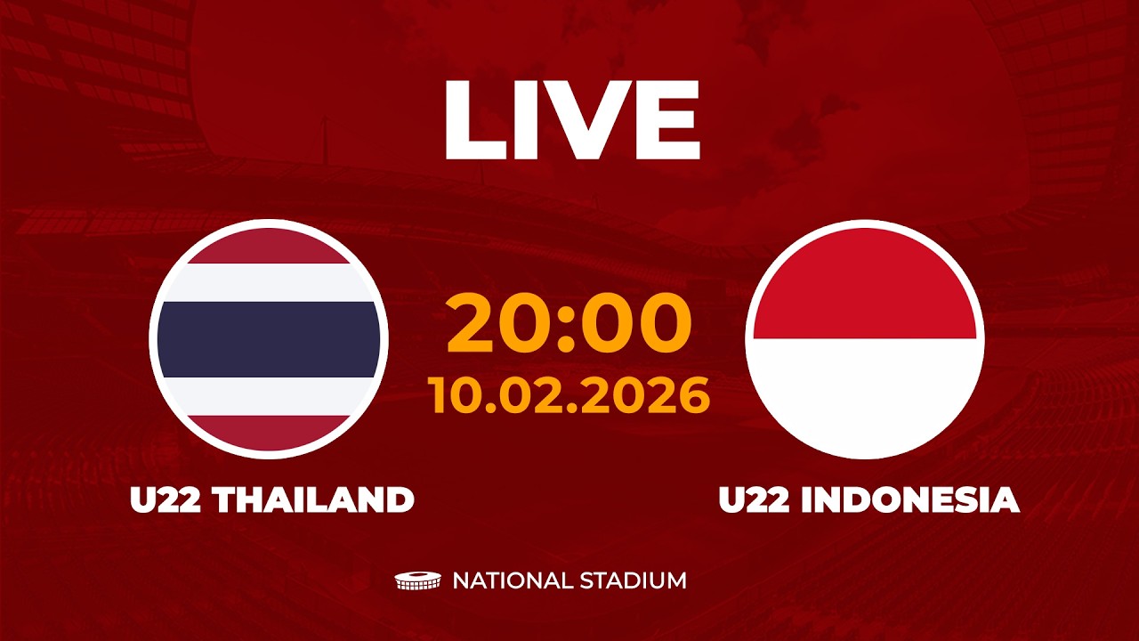 U22 Thái Lan vs U22 Indonesia | Trận Chung Kết Đỉnh Cao Định Đoạt Ngôi Vương
