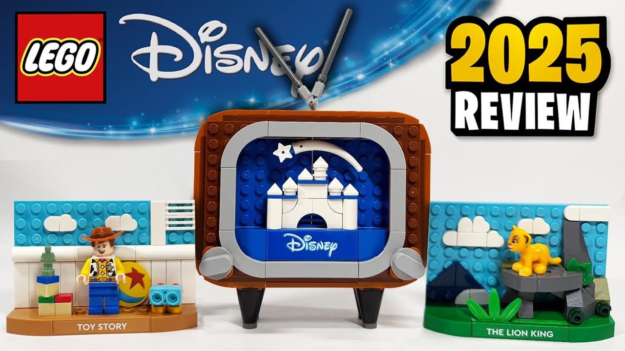 Обзор набора LEGO Disney Classic Animation Scenes (40774) 2025 года