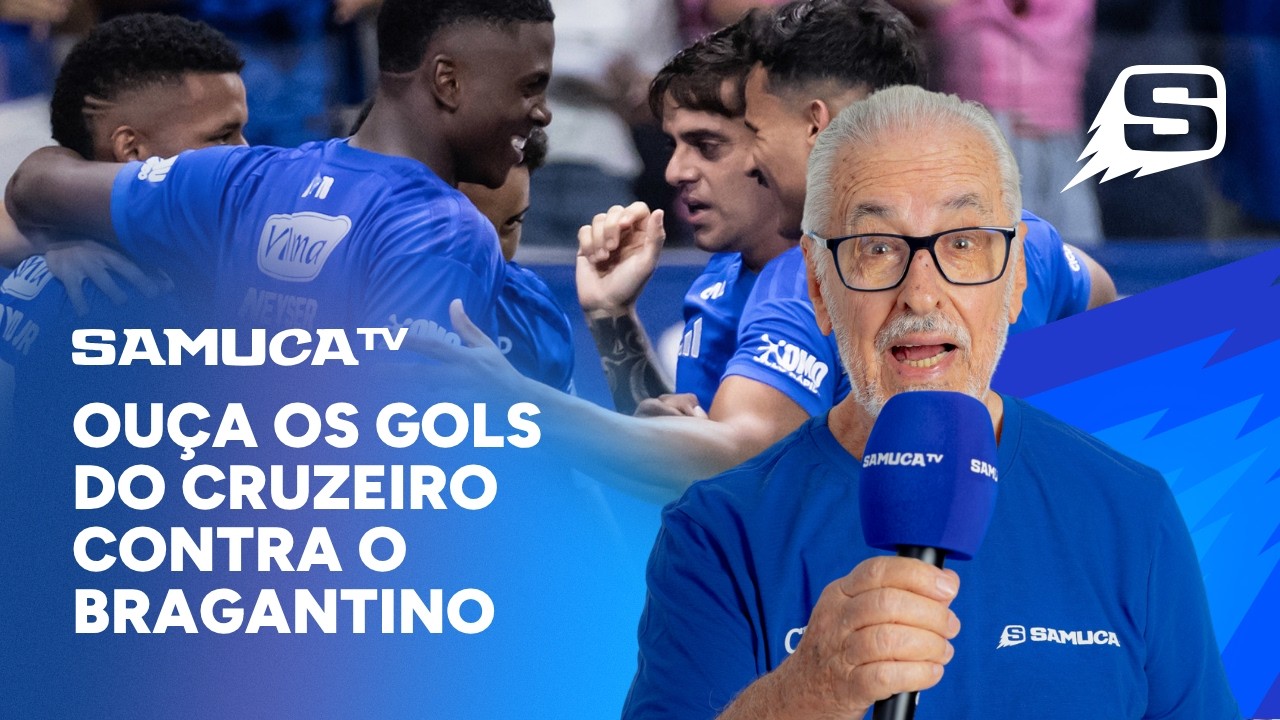 OS GOLS DE CRUZEIRO 2x1 BRAGANTINO PELO CAMPEONATO BRASILEIRO NA VOZ DE ALBERTO RODRIGUES
