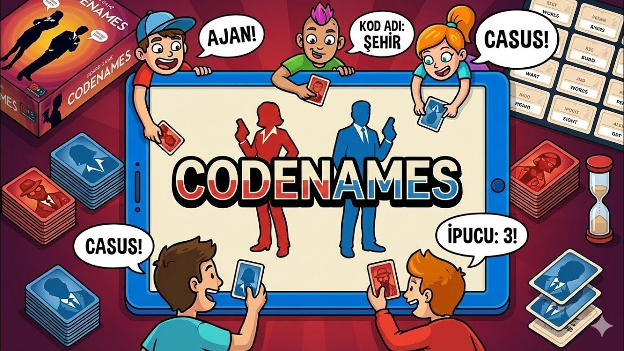 KELİME BULMAK ÇOK ZOR | NE ALAKA | BU KELİMELER NE ANLAMA GELİYOR | EKİPLE CODENAMES OYNUYORUZ |